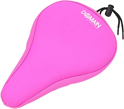 Domain Cycling Exercise Bike Seat Cushion for Recumbent Bike, Extra Large  Bike Seats for Women, Comfort Wide Bike Seat Cover for Men, Stationary Spin